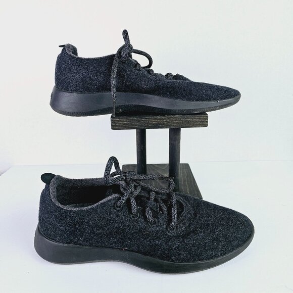 Allbirds Women's Wool Runner Mizzles 0120 NV1 Natural Black Sneaker, Sz 9 - Picture 3 of 8